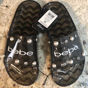 Bebe Girls Jelly Sandals Size Large 2-3 NWT